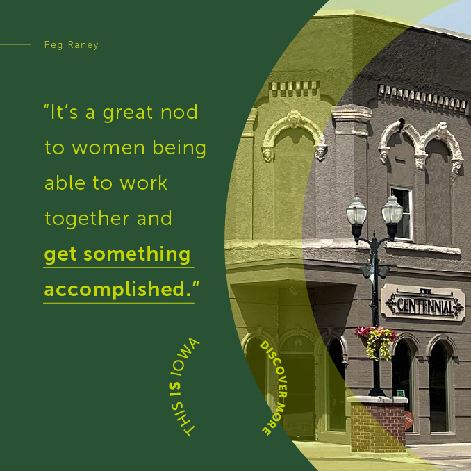 IIt's a great nod to women being able to work together and get something accomplished
