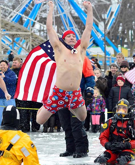 Okoboji Winter Games Polar Plunge
